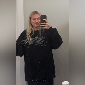 Indiana Black Vintage Sweatshirt